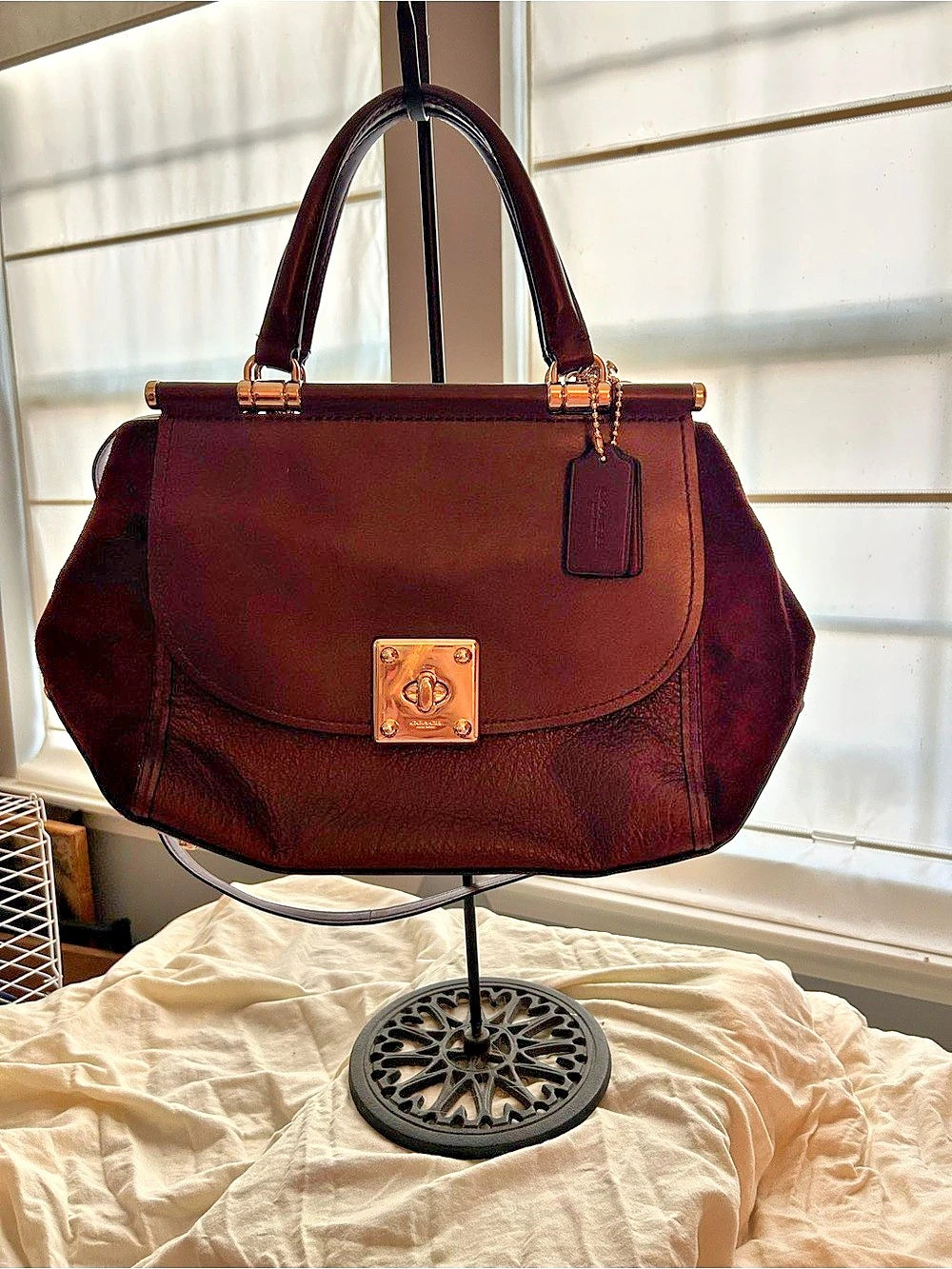 Coach Leather Satchel in Brown